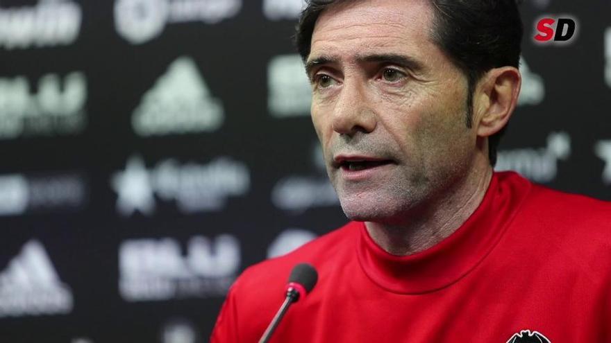 Marcelino habla sobre las posibles salidas y fichajes en el Valencia CF