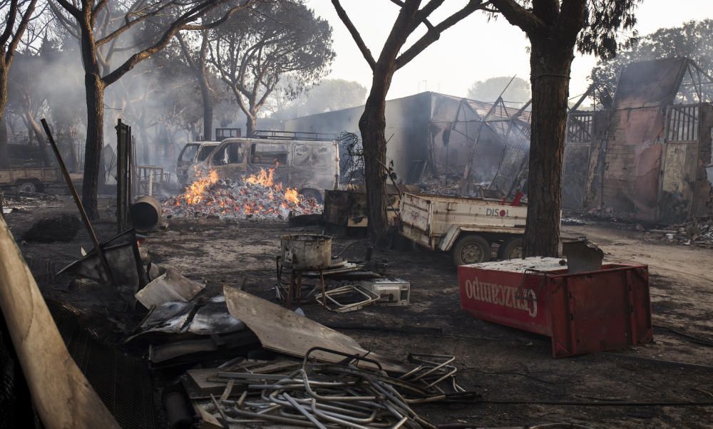 Incendio en Huelva