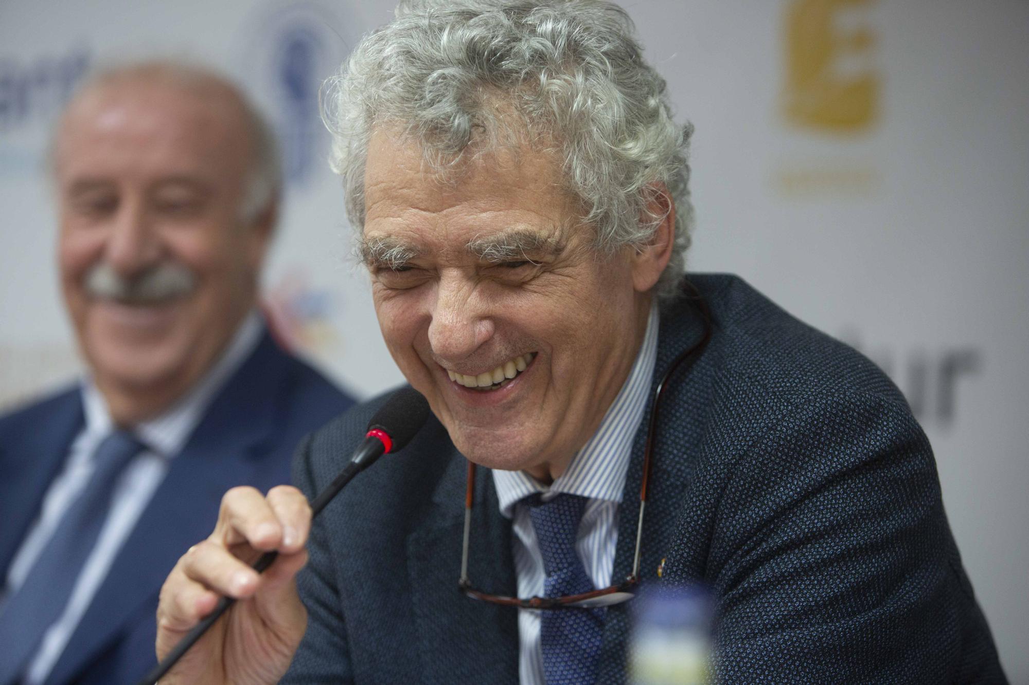 Vicente del Bosque participa en una jornada conmemorativa del Centenario del Hércules