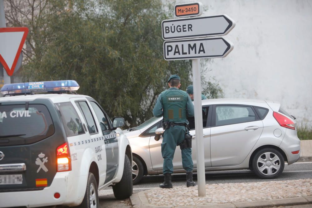 Drogenrazzia in Sa Pobla am Dienstag (10.1.).