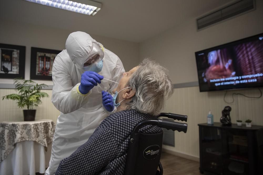 Test de coronavirus a les residències de gent gran