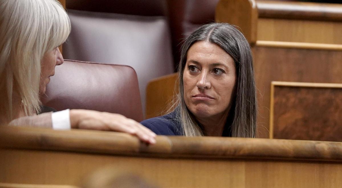 Miriam Nogueras, Junts, en el Congreso de los Diputados.