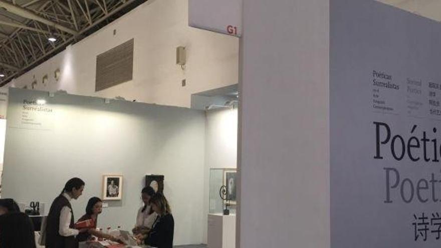 Aragón ha estado con espacio propio en la feria Art Beijing de Pekín