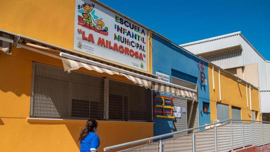 La escuela infantil de Cartagena afectada.