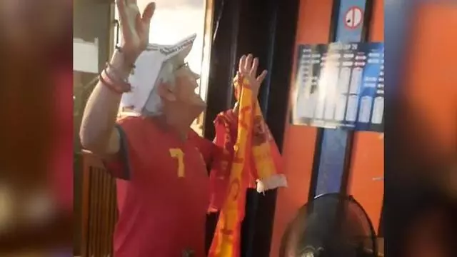 Asturianos en Bélgica visionan el partido del Mundial