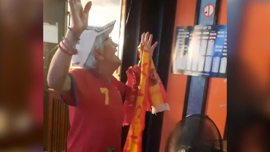 Asturianos en Bélgica visionan el partido del Mundial