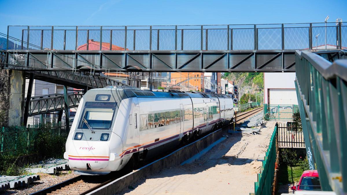 Avanzan las obras para que Chapela recupere su estación de tren entre Vigo y Redondela