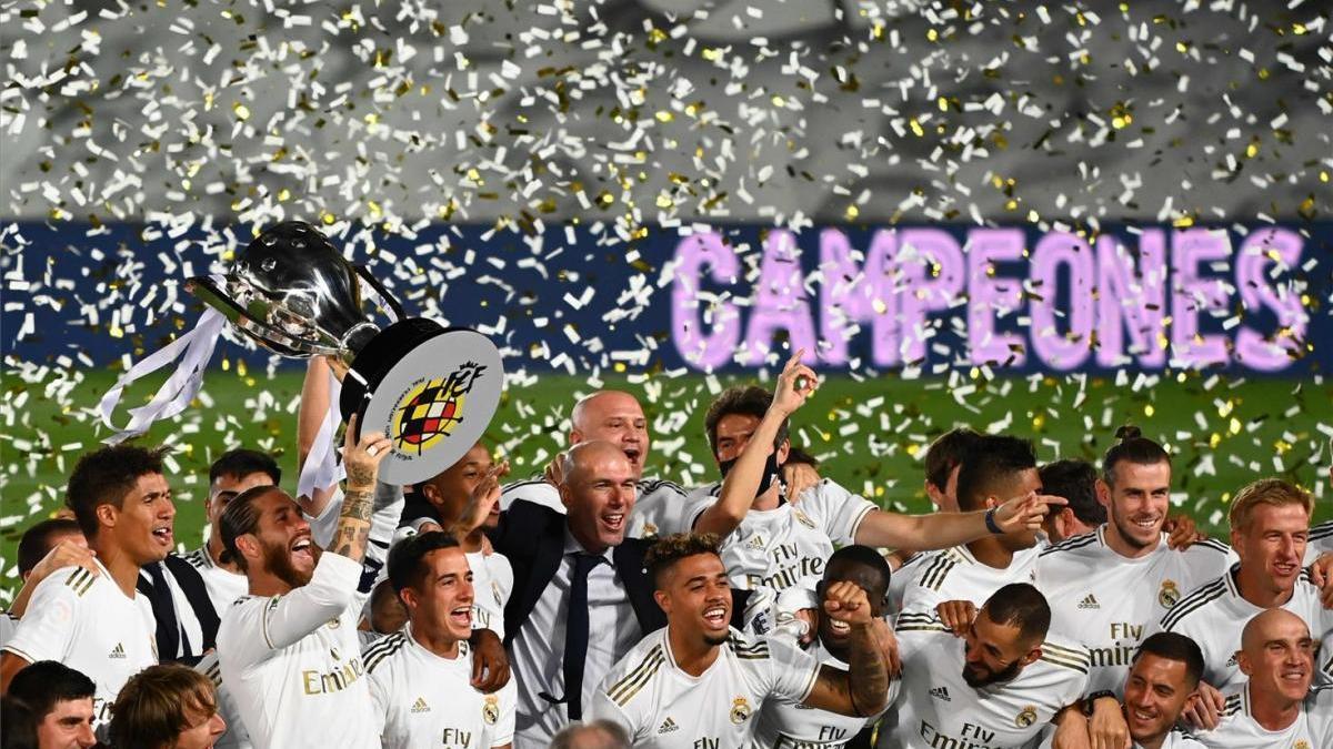 El Real Madrid, campeón de Liga