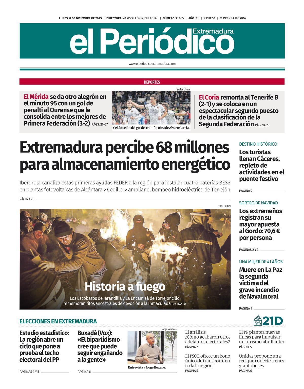 Consulta la portada correspondiente al día 7 de diciembre de 2025