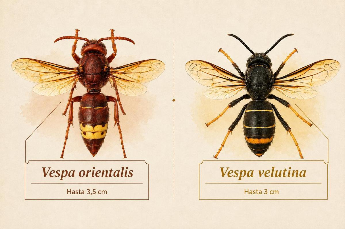 Diferencias entre ambas especies.