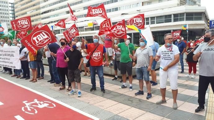 Protestas del personal de RIU Oliva Beach