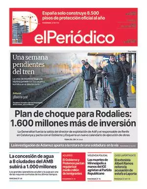 La portada de EL PERIÓDICO del 27 de enero de 2026