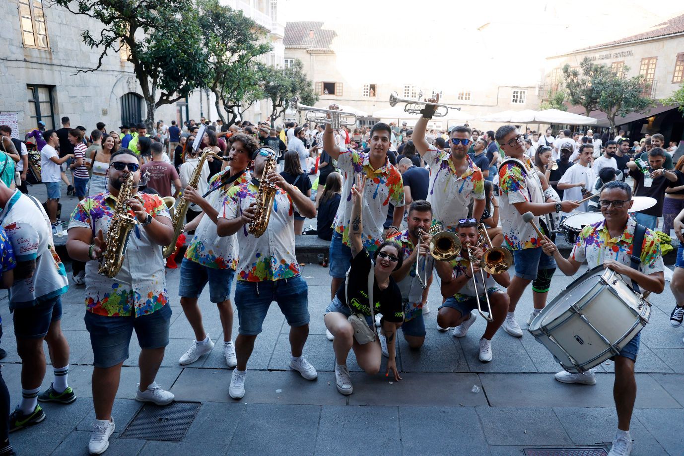 Las fiestas de A Peregrina llenan Pontevedra