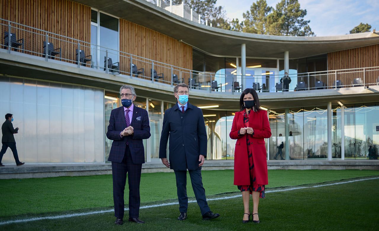 El Celta de Vigo inaugura su nueva ciudad deportiva en Mos