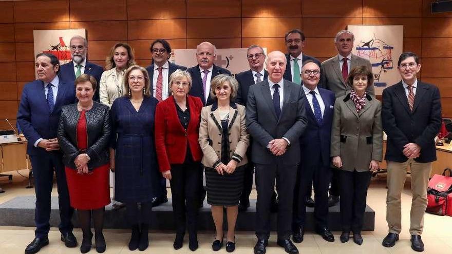 Reunión del Consejo Interterritorial de Salud, ayer, en Madrid. // Efe