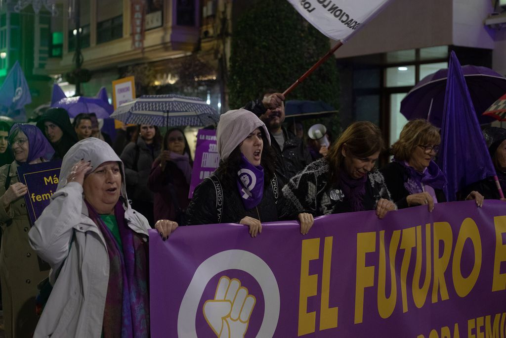 Todas las imágenes de la manifestación del 8M en Cartagena