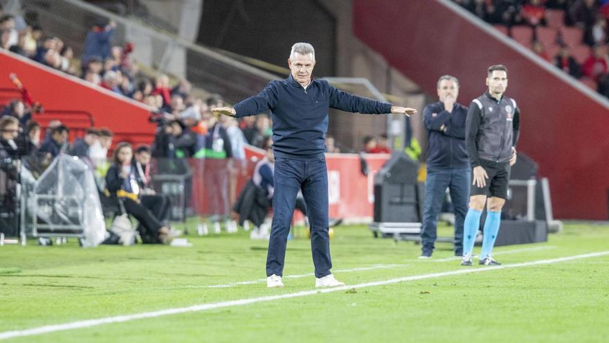 Javier Aguirre, en el Mallorca-Cádiz.