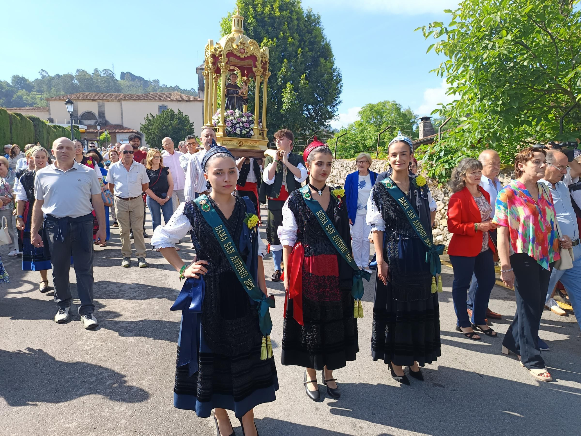 Procesión de San Antoniu "El Nuestru" en Cangas de Onís
