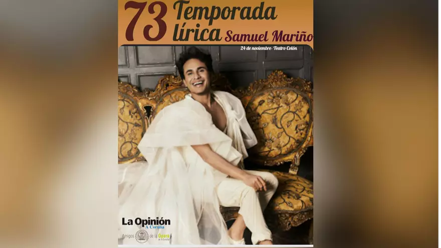 Te invitamos al concierto de Samuel Mariño de la Temporada Lírica