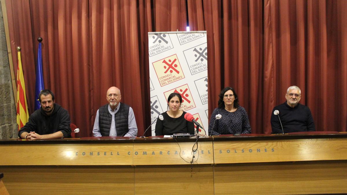 Representants de la taula de treball territorial del Centre Sanitari del Solsonès