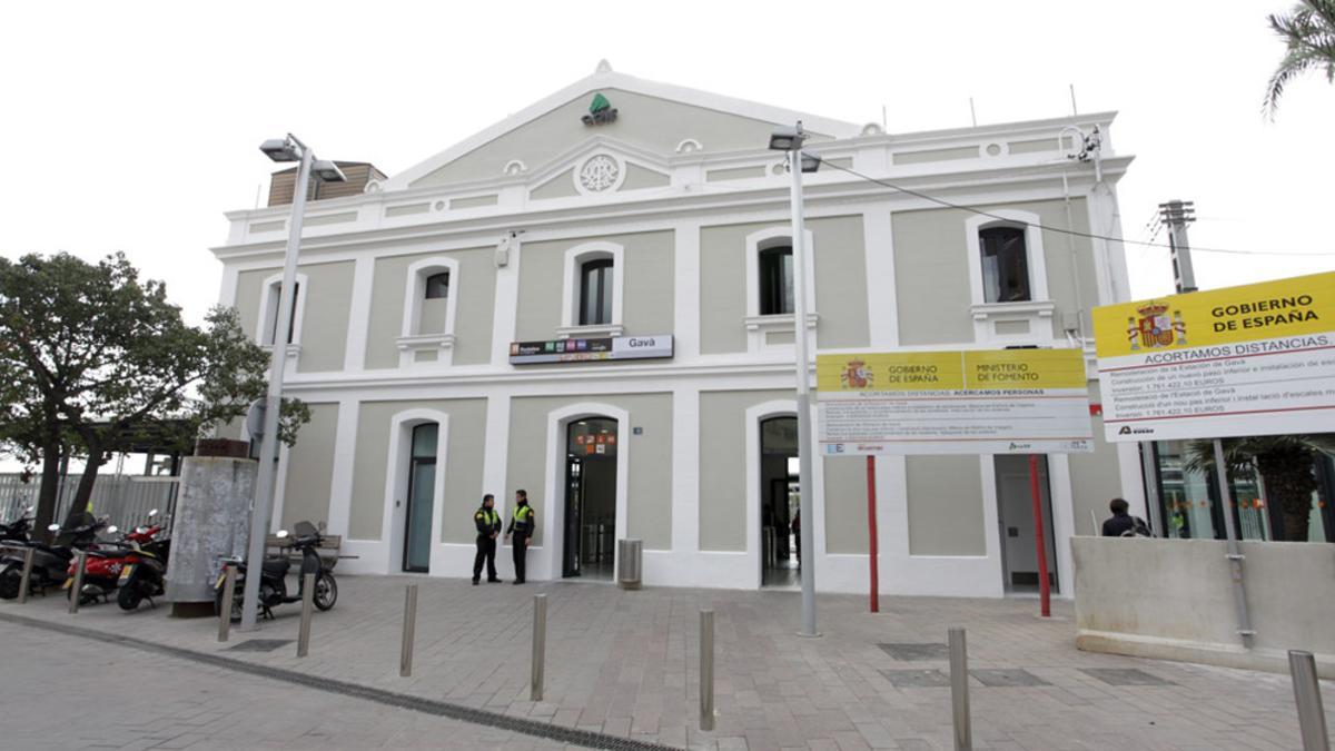 Estación de Renfe de Gavà.