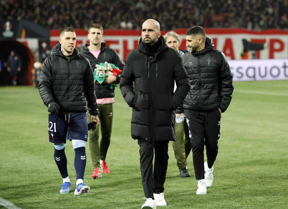 Las imágenes del Estrella Roja - Celta en Belgrado