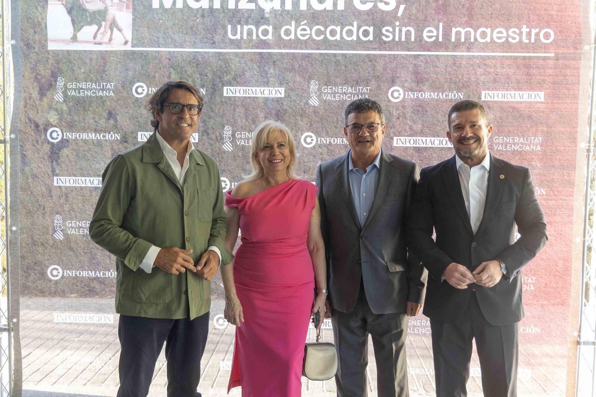 Homenaje al maestro Manzanares en el Club INFORMACIÓN