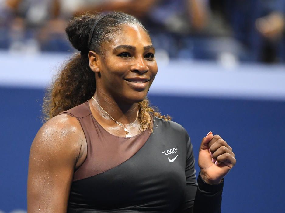 Serena Williams juga l'US Open amb un tutú negre