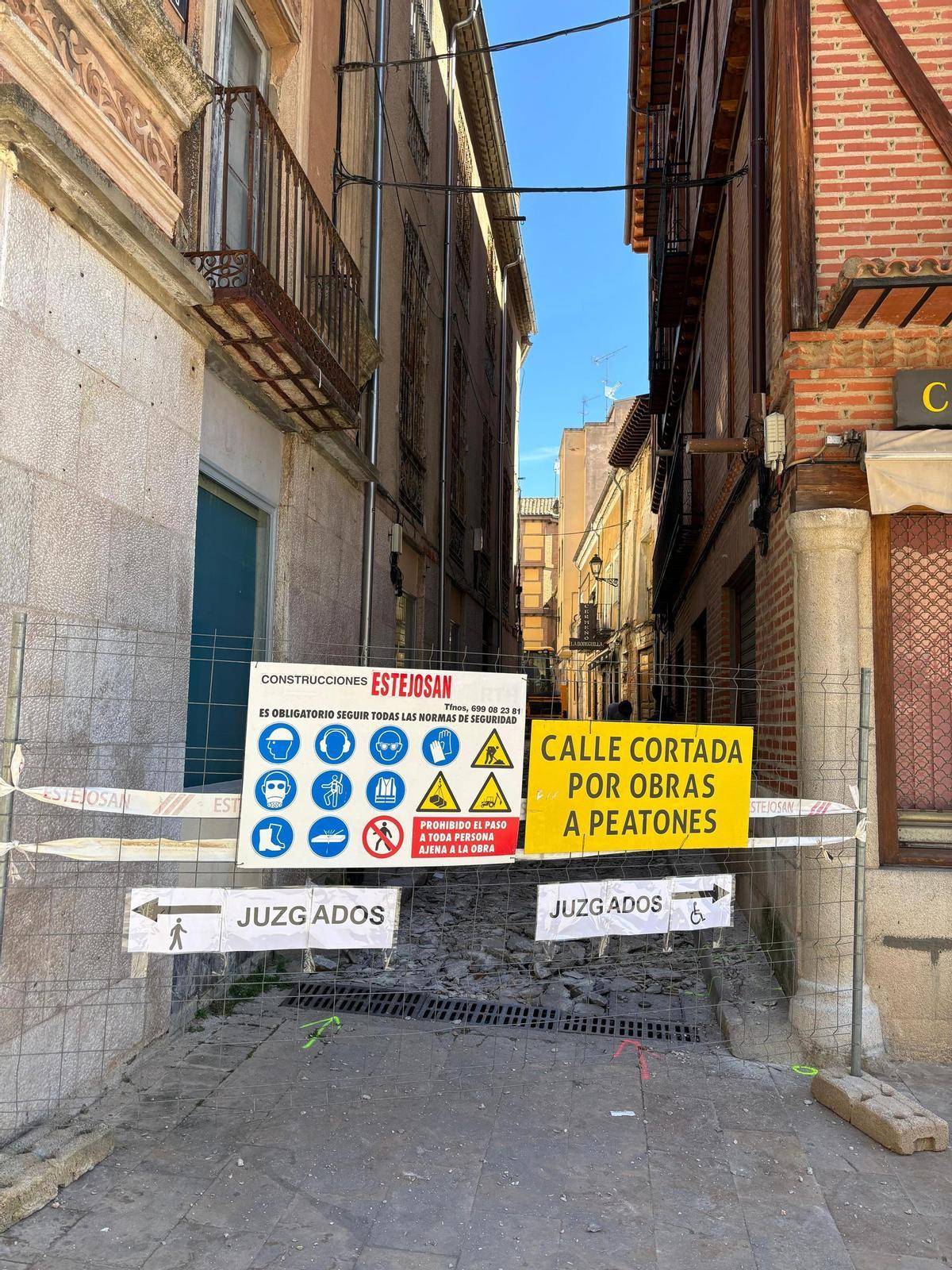 Comienzan las obras en la calle Concejo.