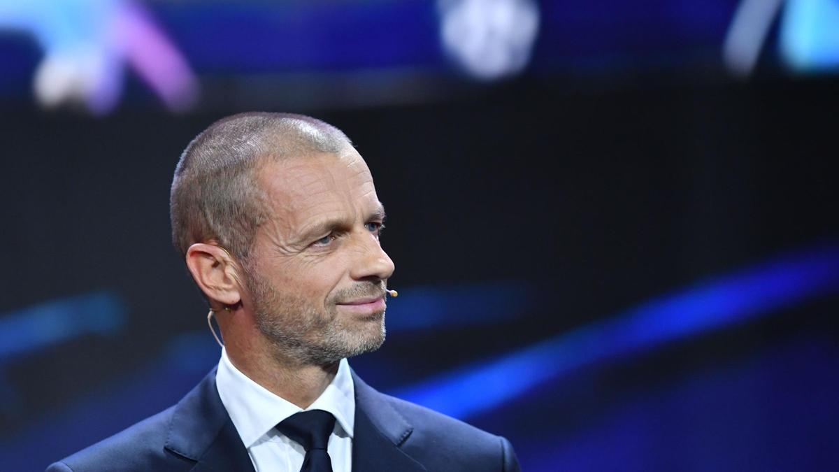 El presidente de la UEFA, Aleksander Ceferin