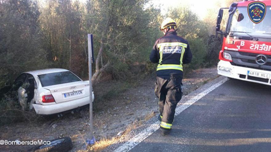 Un hombre, en estado crítico tras un accidente de tráfico en Santa Margalida