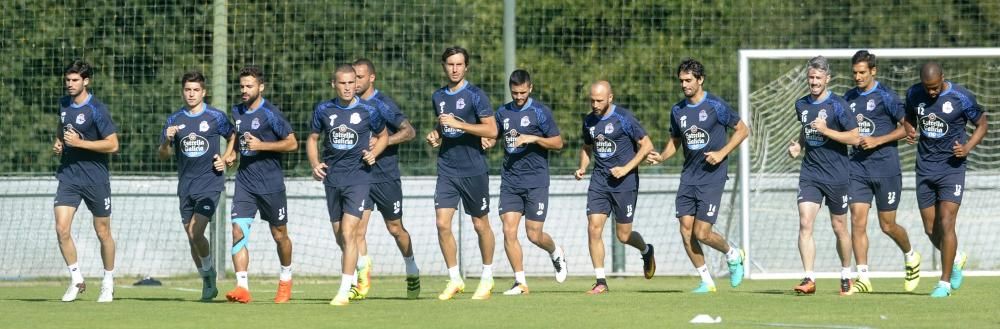 Cuarto entrenamiento de la semana - El domingo, el Dépor recibe al Athletic en Riazor.