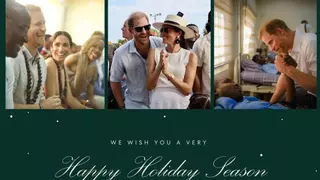 La postal navideña de Meghan y Harry esconde una foto de sus hijos, que reaparecen dos años después