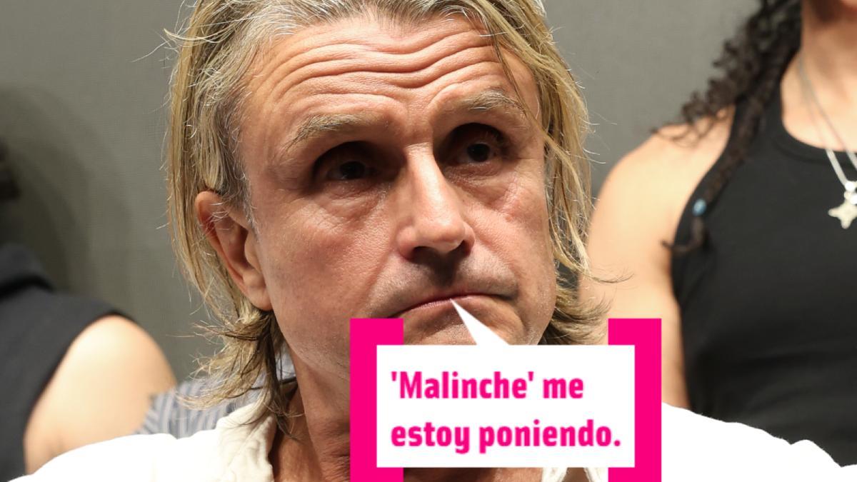 Nacho Cano, con cara de 'malinche'