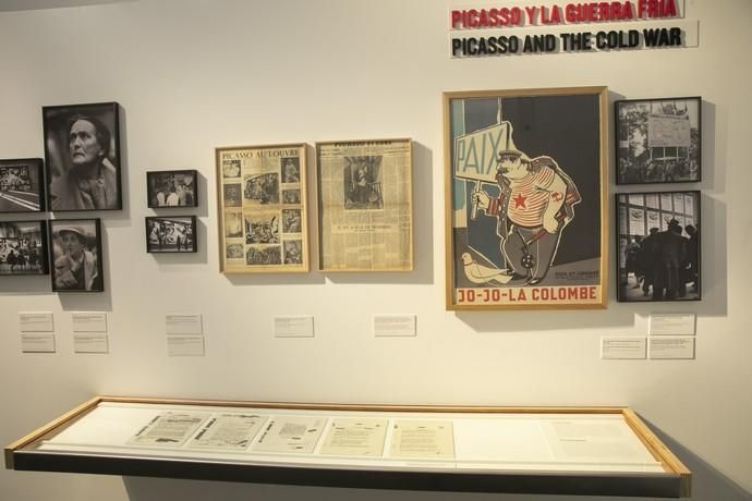 07.02.19. Las Palmas de Gran Canaria.nauguración de la exposición "Picasso. El viaje del Guernica". Fundación La Caixa. Parque de San Telmo. Foto Quique Curbelo