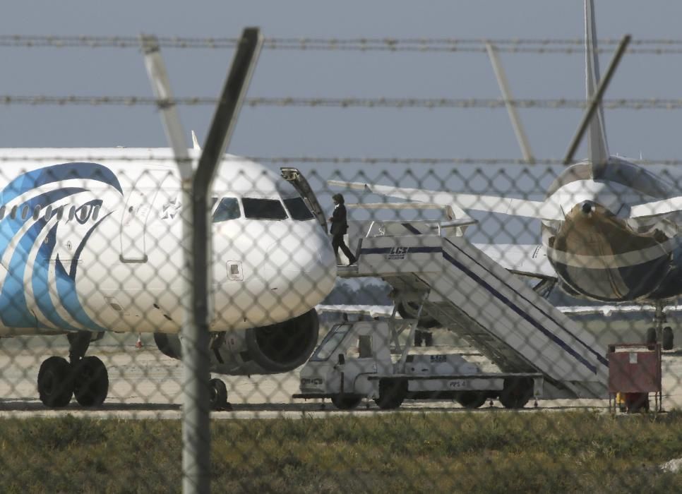 Secuestro de un avión de Egypt Air