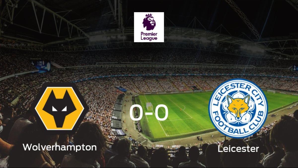 Un punto para cada uno en el Wolverhampton Wanderers-Leicester City (0-0)