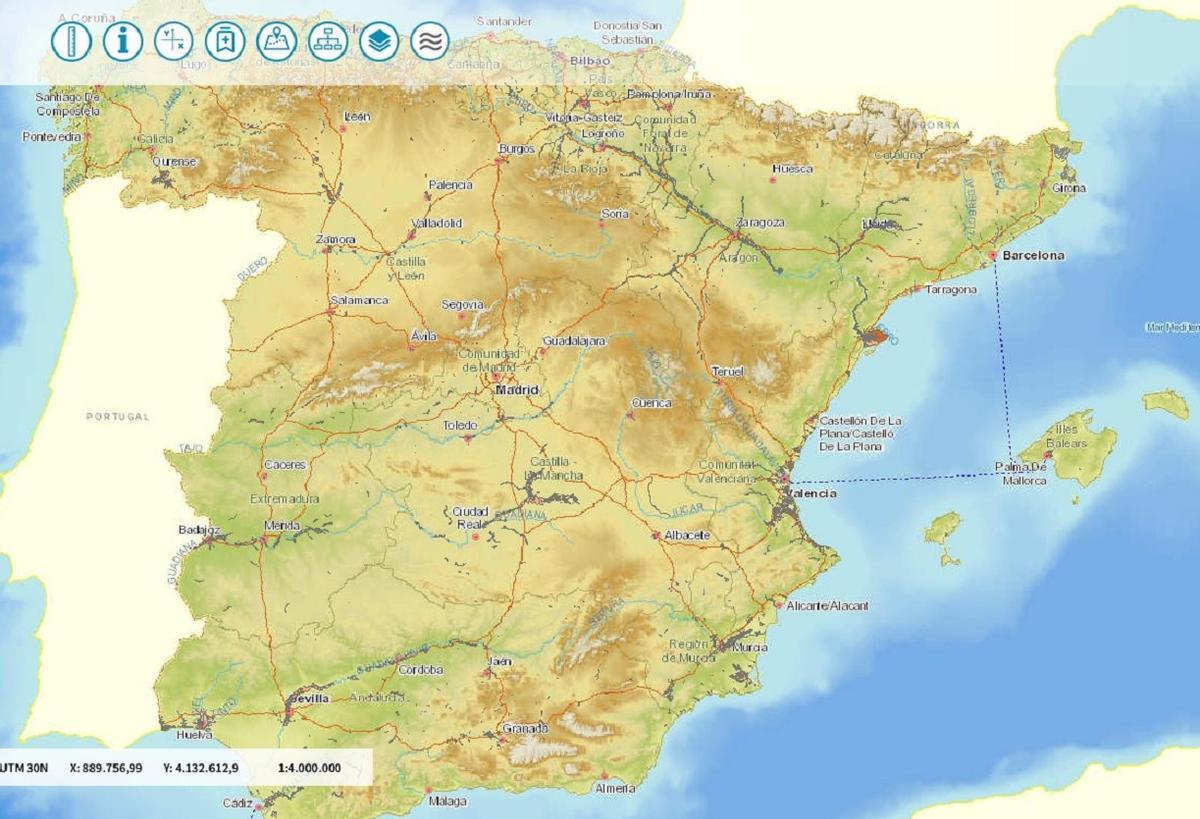 En internet se puede consultar el mapa de zonas inundables de España
