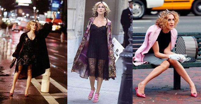 Looks de Carrie Bradshaw en Sexo en Nueva York