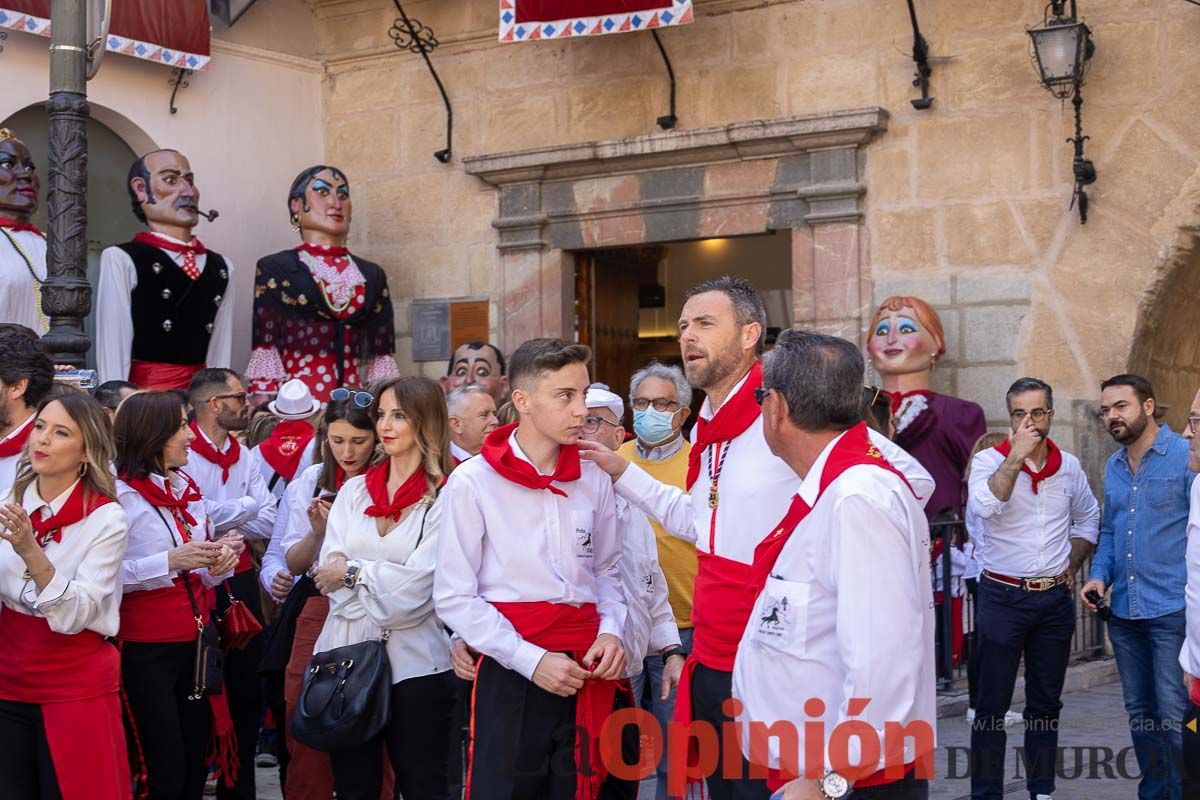 Recorrido Caballos del Vino día dos de mayo en Caravaca