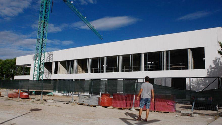 Vista de las obras de la nueva sede de la Escuela de Enfermería de Zamora.
