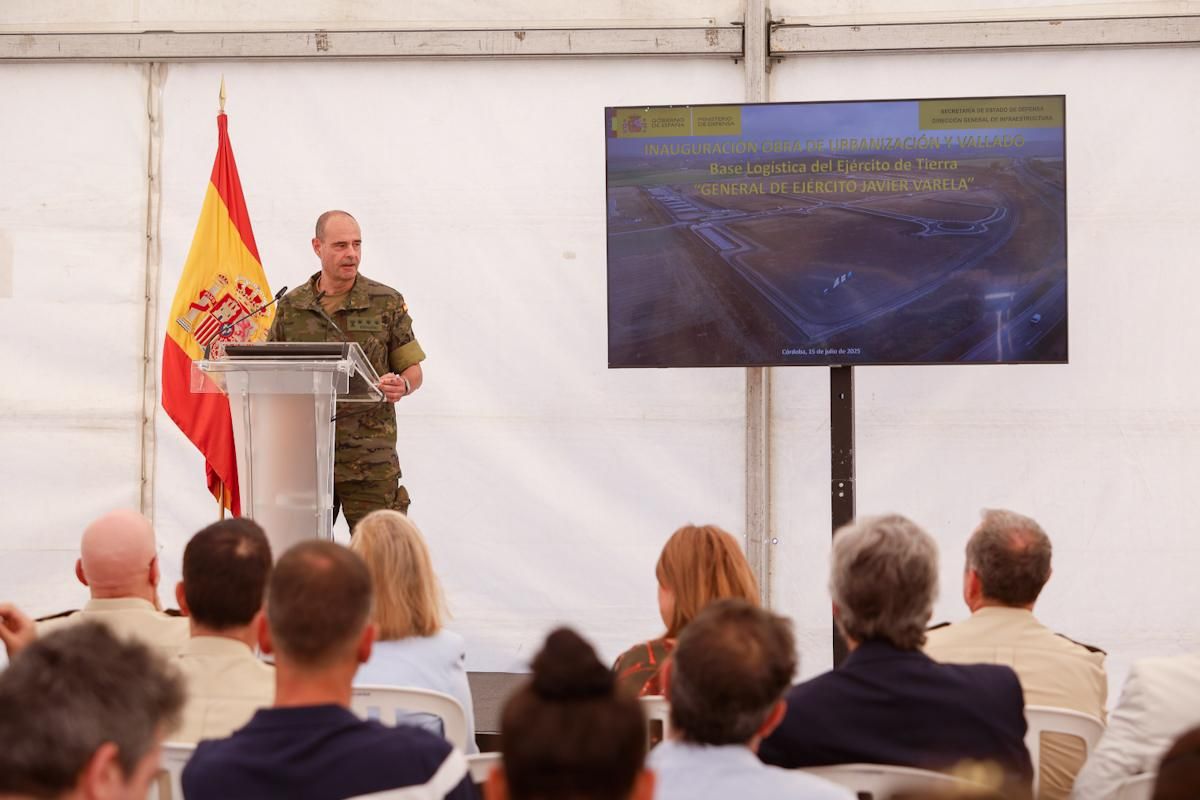 El Ejército recepciona las obras de urbanización de la Base Logística