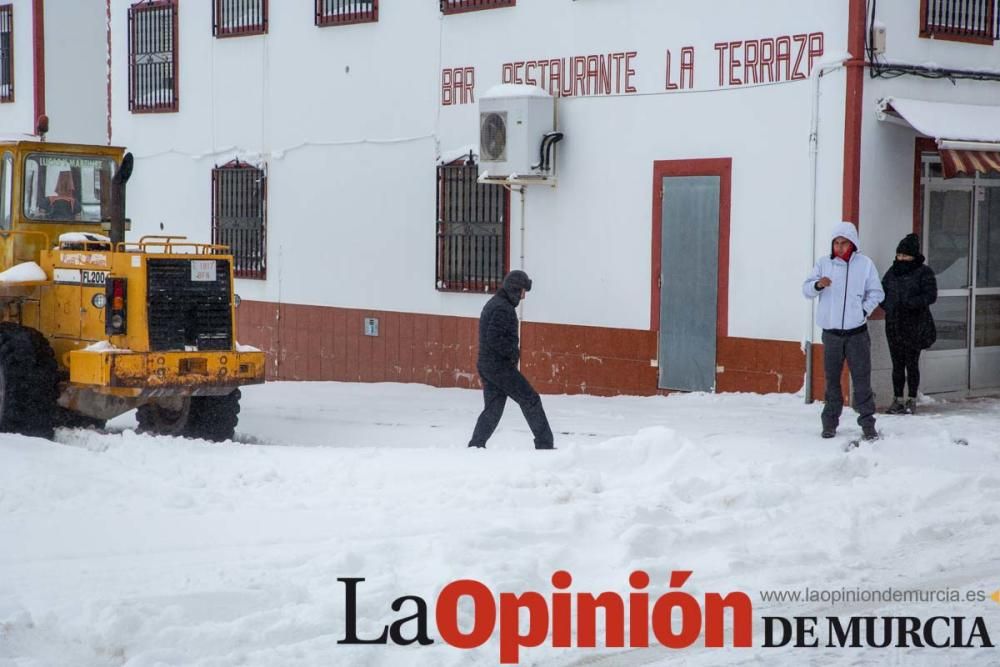 Nieve en El Sabinar (Moratalla)