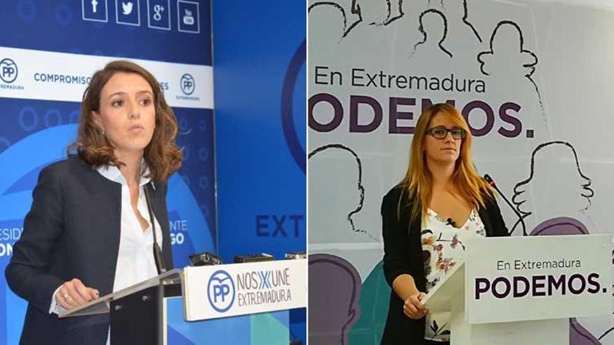 PP y Podemos consideran negativo prorrogar los presupuestos extremeños