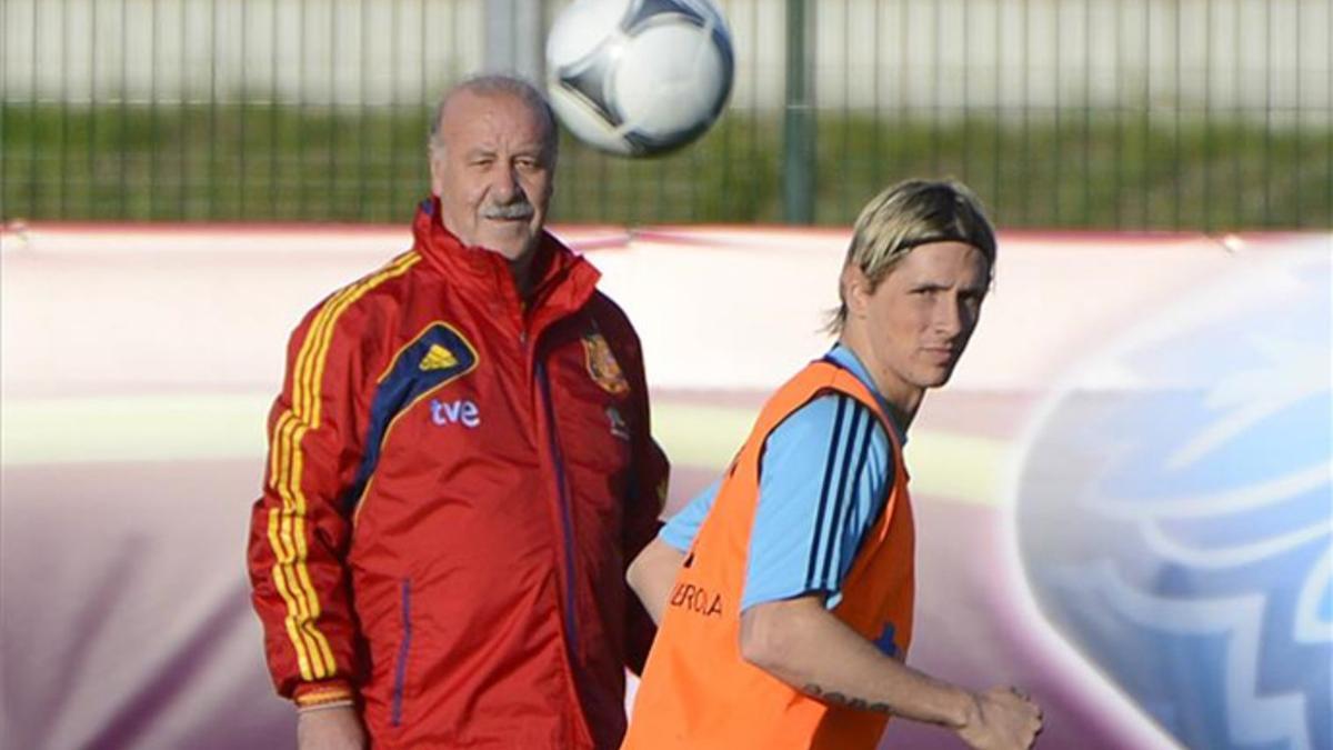 Del Bosque habló de la posible convocatoria de Fernando Torres