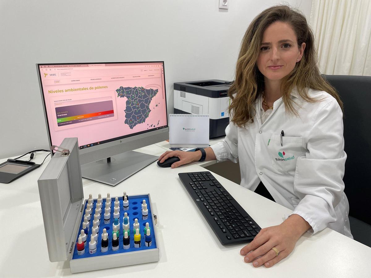 María Ortega, especialista del Servicio de Alergología del Hospital Quirónsalud Infanta Luisa en Sevilla