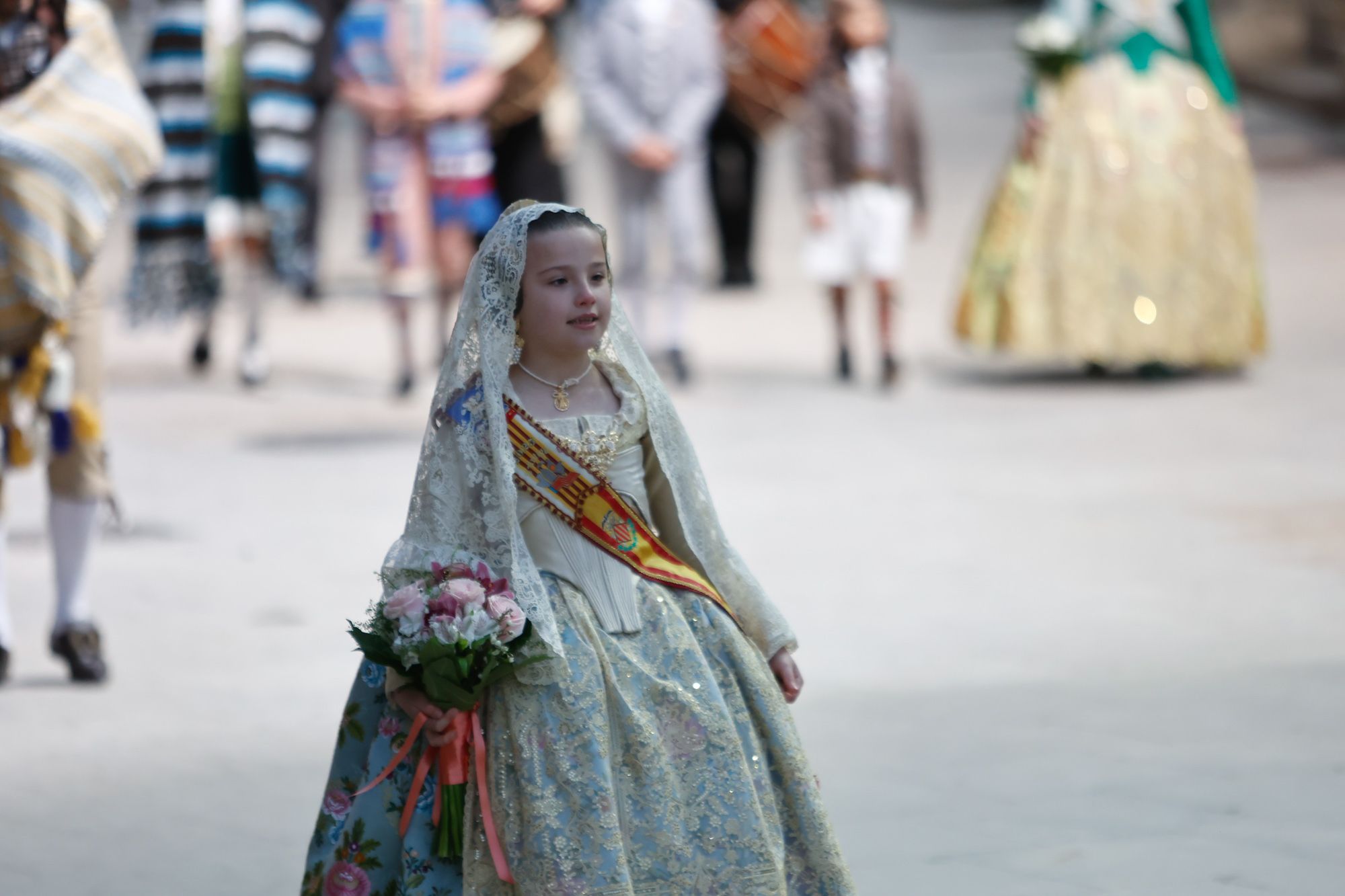 Falleras Mayores en la Ofrenda 2025. Día 17 (1/4)
