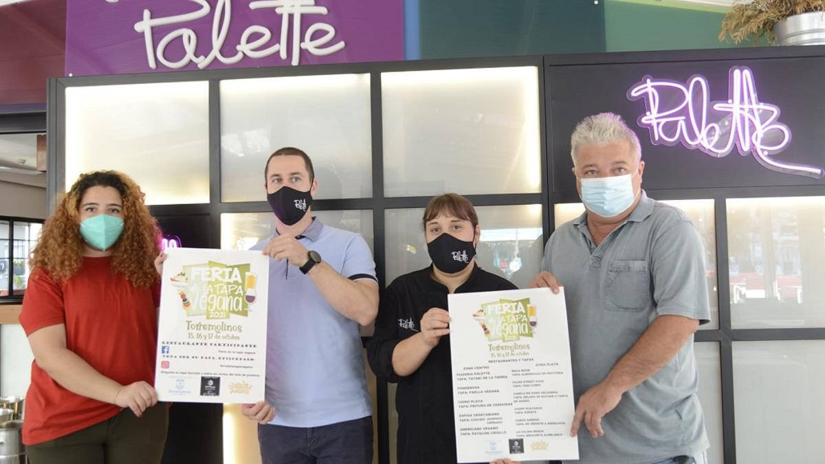 Presentación de la Feria de la Tapa Vegana de Torremolinos.