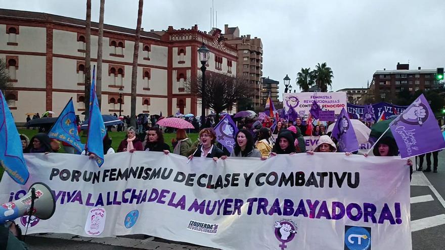 Gijón sale a la calle &quot;por un feminismo de lucha y combativo&quot;