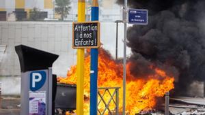 Protestas en París por la muerte del joven Nahel.